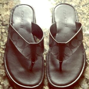 Coach flip flops